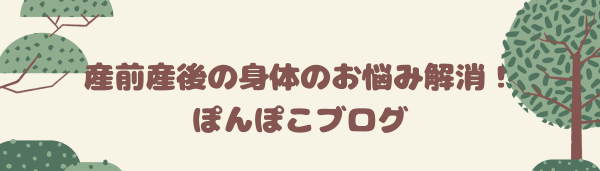 産前産後の身体のお悩み解消！ぽんぽこブログ